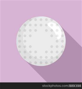 Field hockey ball icon. Flat illustration of field hockey ball vector icon for web design. Field hockey ball icon, flat style