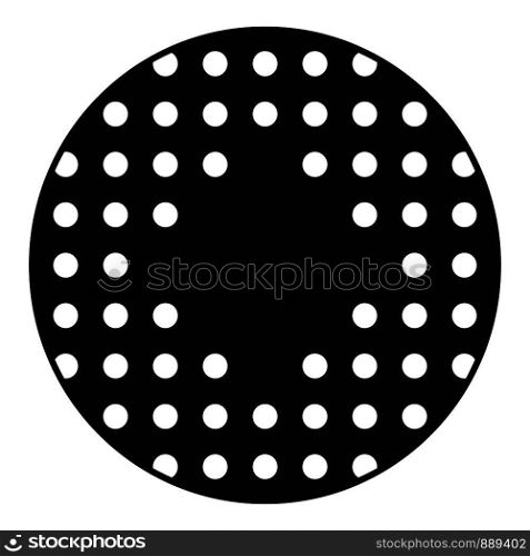 Field hockey ball icon. Simple illustration of field hockey ball vector icon for web design isolated on white background. Field hockey ball icon, simple style