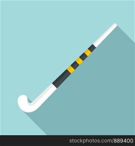 Field hockey stick icon. Flat illustration of field hockey stick vector icon for web design. Field hockey stick icon, flat style