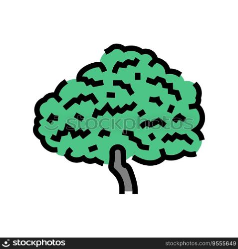 fig tree jungle amazon color icon vector. fig tree jungle amazon sign. isolated symbol illustration. fig tree jungle amazon color icon vector illustration