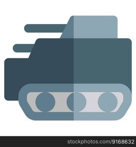 Fighter tank with twin barrels.