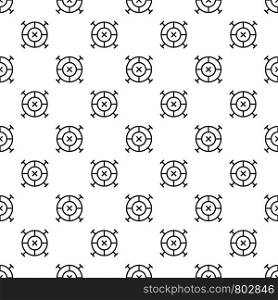 Fighter target pattern seamless vector repeat geometric for any web design. Fighter target pattern seamless vector