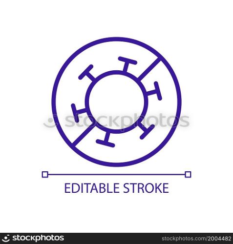 Fighting against covid campaign RGB color icon. Tackling highly infectious virus spread. Preventing dangerous illness. Isolated vector illustration. Simple filled line drawing. Editable stroke. Fighting against covid campaign RGB color icon