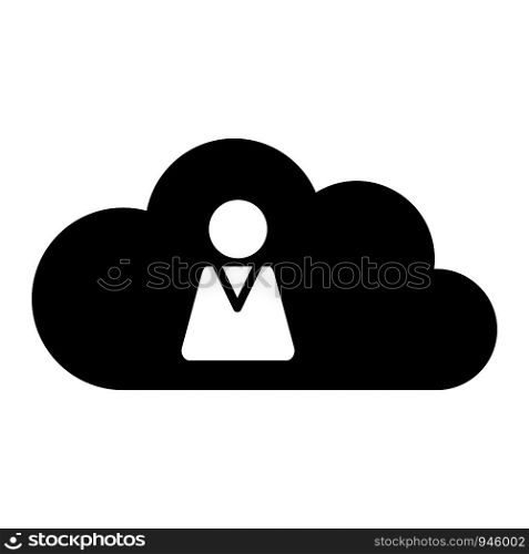 Figure and cloud