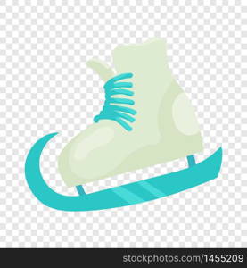 Figure skate icon in cartoon style isolated on background for any web design. Figure skate icon, cartoon style