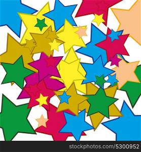 Figure star background. Background from stars of the miscellaneous of the colour