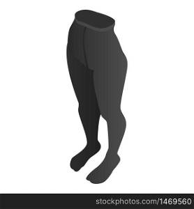 Figure tights icon. Isometric of figure tights vector icon for web design isolated on white background. Figure tights icon, isometric style