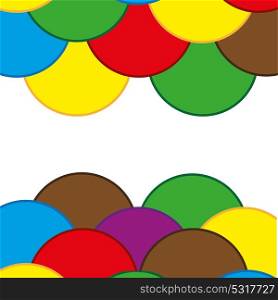 Figures colour background. Varicoloured colorful figures on white background is insulated