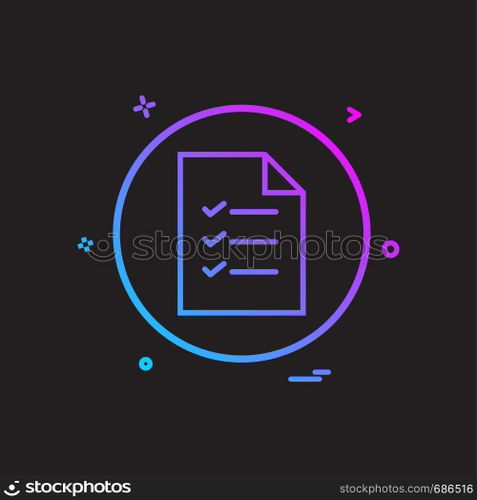 file basic icon vector design