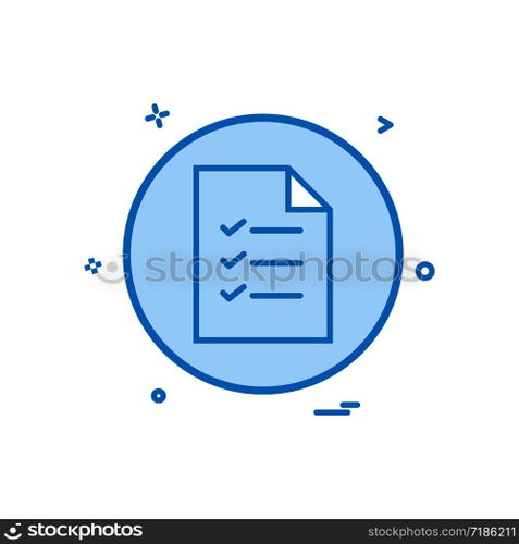 file basic icon vector design