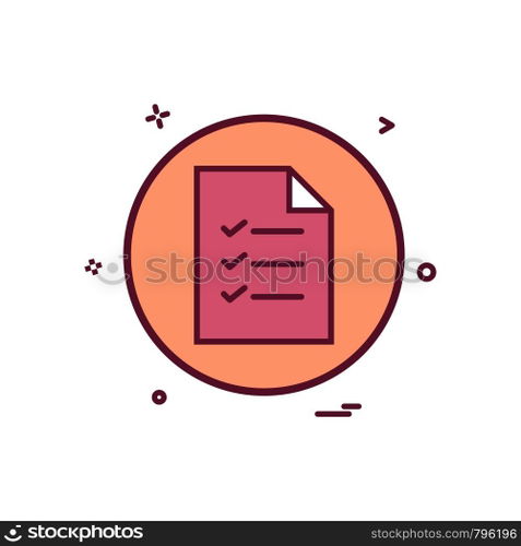 file basic icon vector design