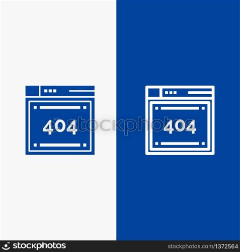 File, Computing, Code, Coding Line and Glyph Solid icon Blue banner