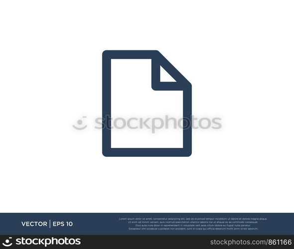 File Document Icon Vector