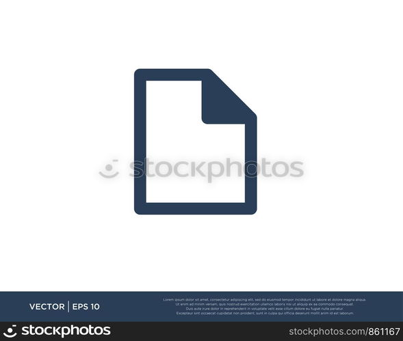 File Document Icon Vector