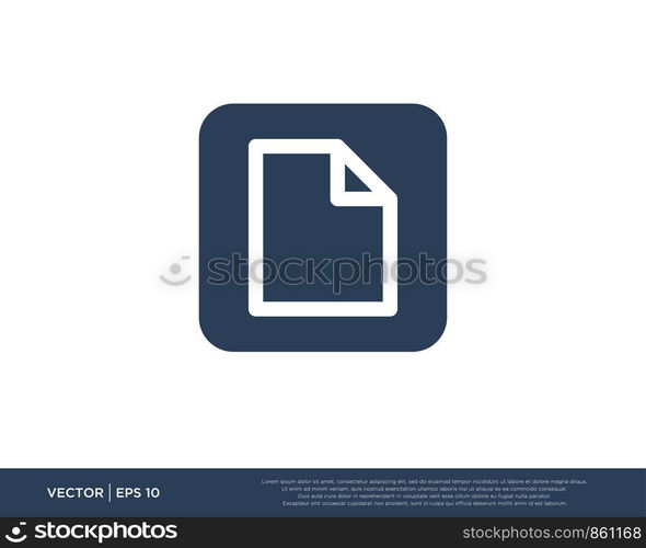 File Document Icon Vector