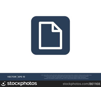 File Document Icon Vector