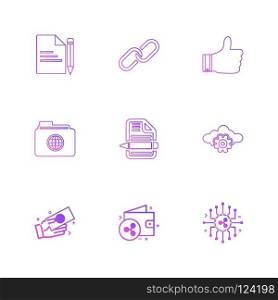 file , document , weblink , like , folder , global , file , text , cloud , setting  , money , dollar, crypto currency , wallet , icons , flat , icon , set , vector , qualilty , design , collection , creative , 