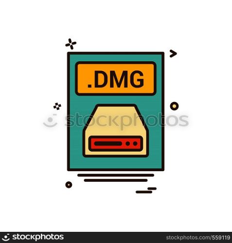 file files dmg icon vector design