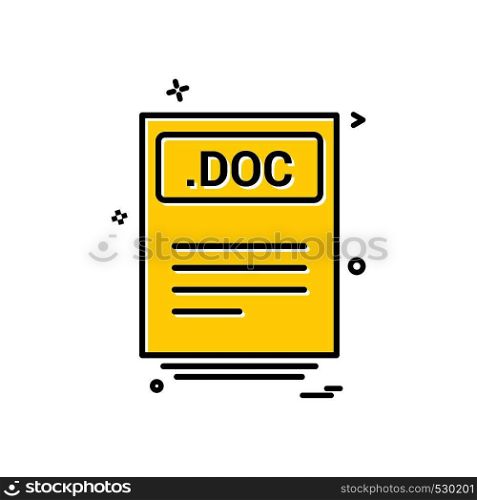 file files doc icon vector design