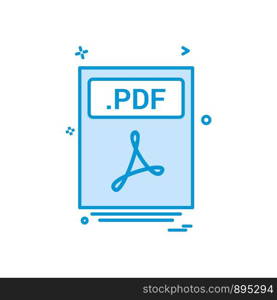 file files pdf icon vector design