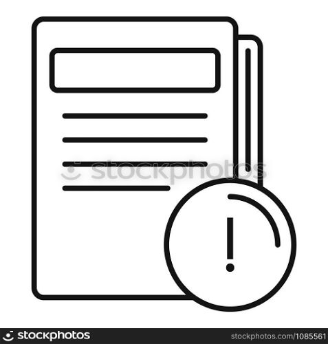 File folder icon. Outline file folder vector icon for web design isolated on white background. File folder icon, outline style