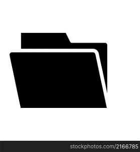 File folder icon vector simple design