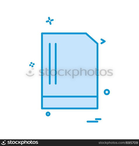 File icon design vector