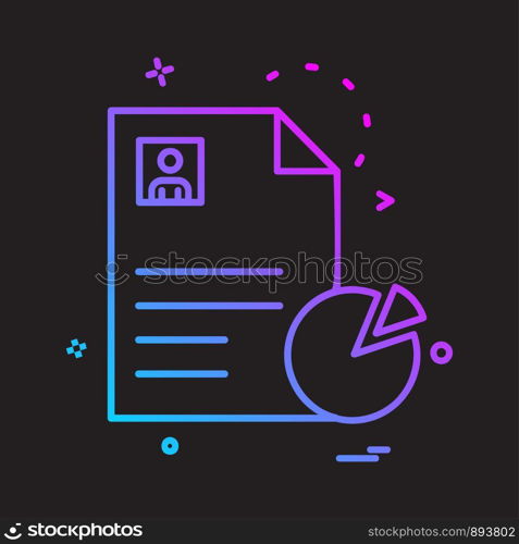 File icon design vector