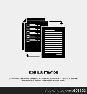 File, Share, Transfer, Wlan, Share it solid Glyph Icon vector