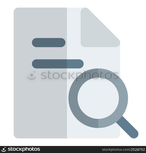 File testing for error identification
