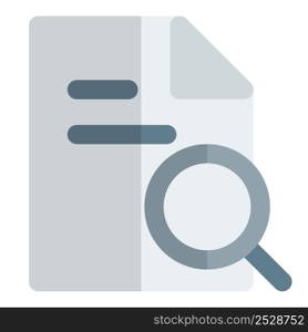 File testing for error identification