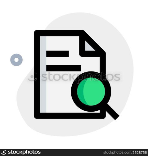 File testing for error identification