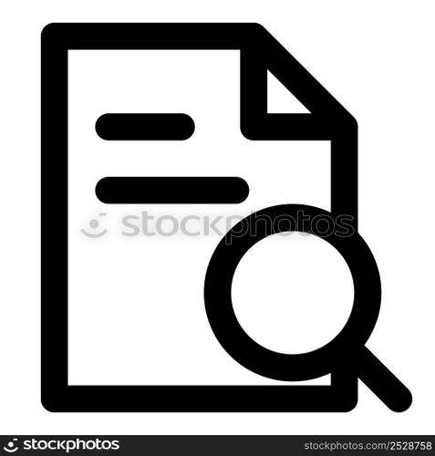 File testing for error identification