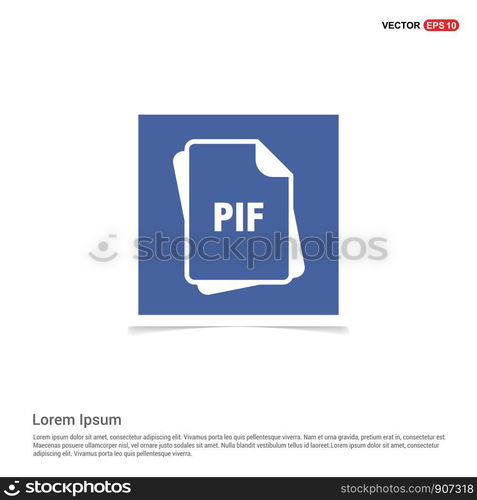 file type icons - Blue photo Frame