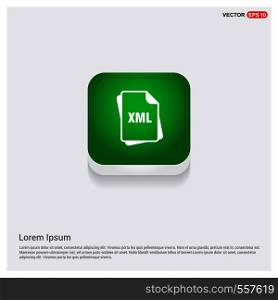 file type iconsGreen Web Button - Free vector icon