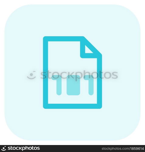 File with systematic data security encryption.. File with systematic data security encryption