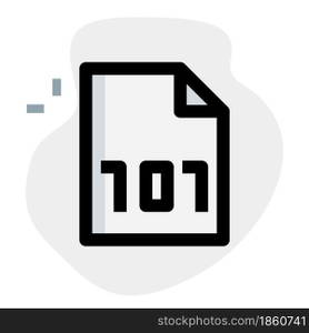 File with systematic data security encryption.. File with systematic data security encryption
