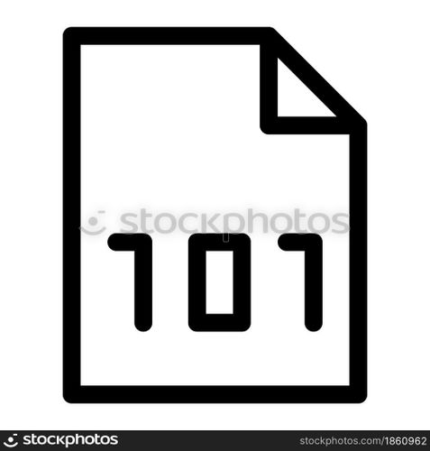 File with systematic data security encryption.. File with systematic data security encryption