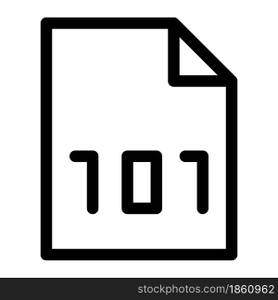 File with systematic data security encryption.. File with systematic data security encryption