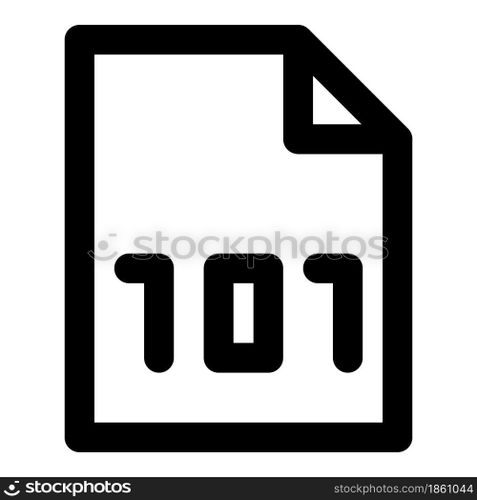 File with systematic data security encryption.. File with systematic data security encryption