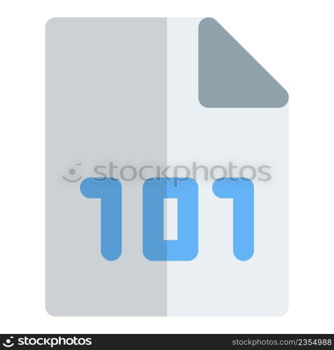 File with systematic data security encryption.. File with systematic data security encryption