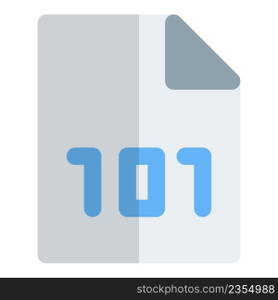 File with systematic data security encryption.. File with systematic data security encryption