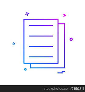 files document icon vector design