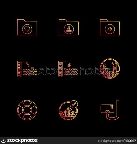 files , folders , globe , world , stars , icon, vector, design,  flat,  collection, style, creative,  icons , heart , 