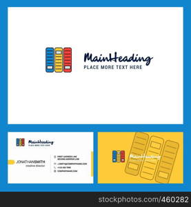 Files Logo design with Tagline & Front and Back Busienss Card Template. Vector Creative Design