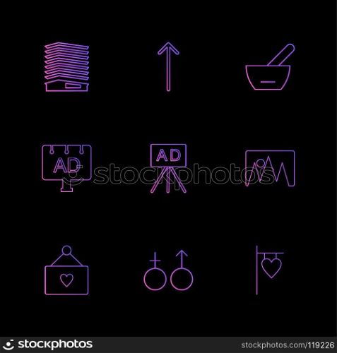 files , up , bowl , ad , bill board , ad,  image , heart , female, male , icon, vector, design,  flat,  collection, style, creative,  icons