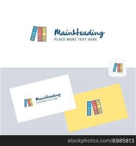 Files vector logotype with business card template. Elegant corporate identity. - Vector