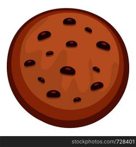 Filled biscuit icon. Flat illustration of filled biscuit vector icon for web. Filled biscuit icon, flat style