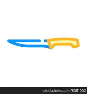 fillet knife color icon vector. fillet knife sign. isolated symbol illustration. fillet knife color icon vector illustration