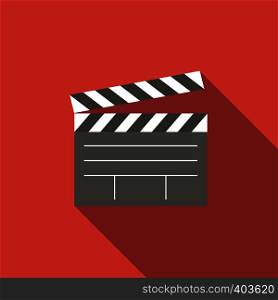 Film flat icon for web or mobile device. Film flat icon